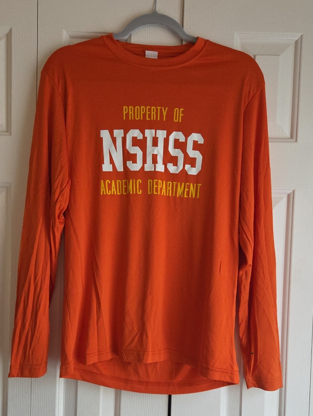 NSHSS Sport-Tek Orange Long Sleeve Tee